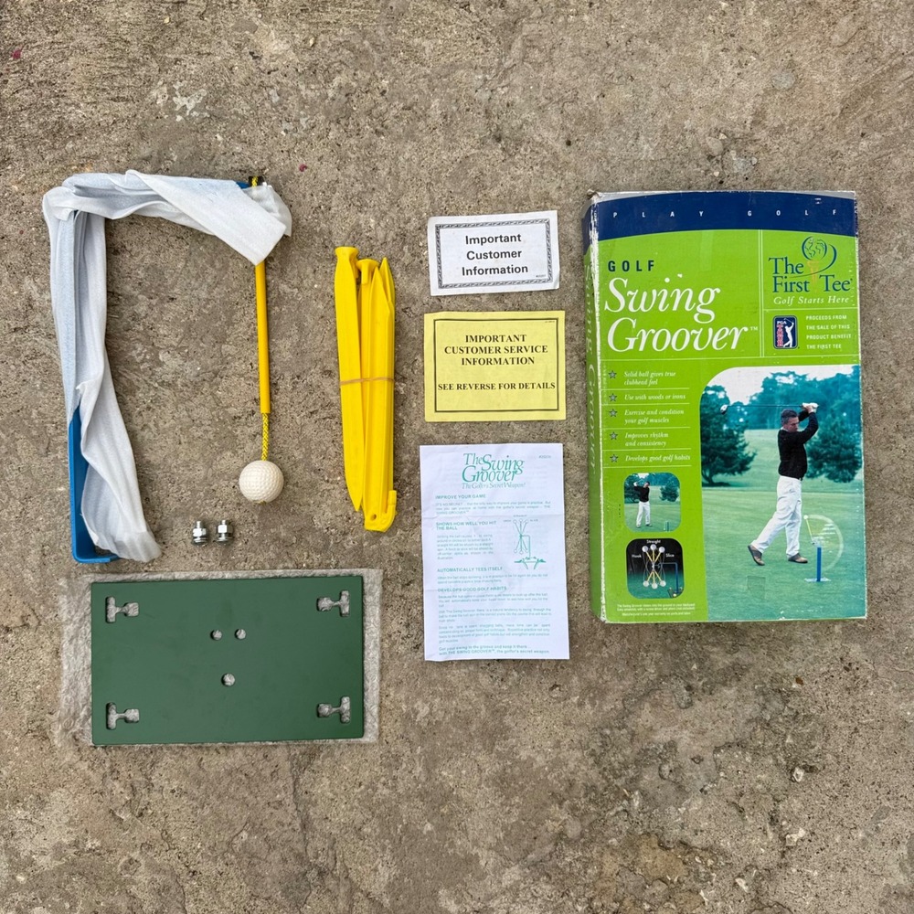 The Swing Groover Golf Swing Training Aid Complete in Box Dennco 18202